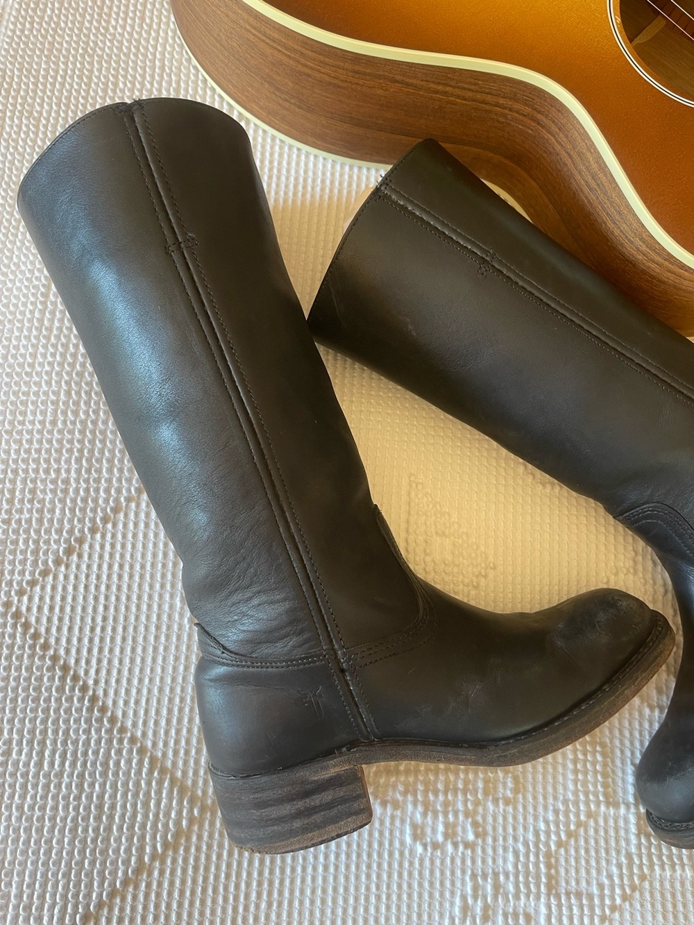 FRYE | Black Campus Boots 14L - Picture 3 of 8